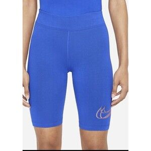 Nike Sportswear Essential Women's Dance Game Royal Bike Shorts (Blue) X-SMALL
